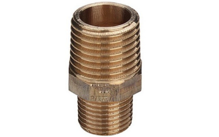 Ниппель бронзовый переходной НР-НР 1'  1/4" x 1'  (Viega)